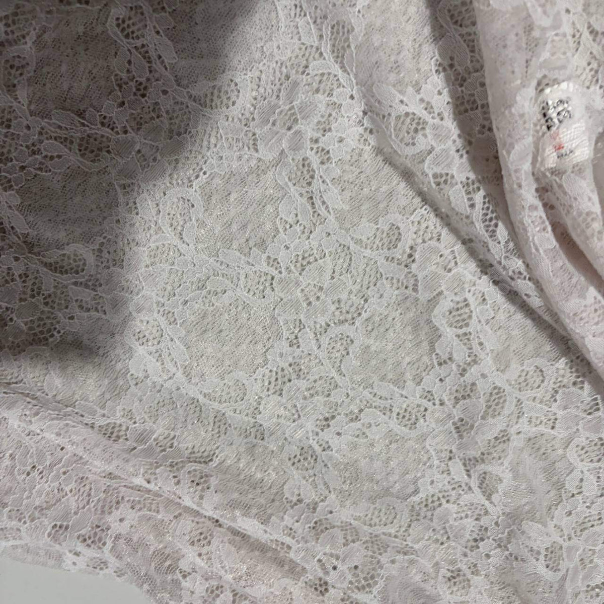 boohoo medium white babydoll top lace fairy angel