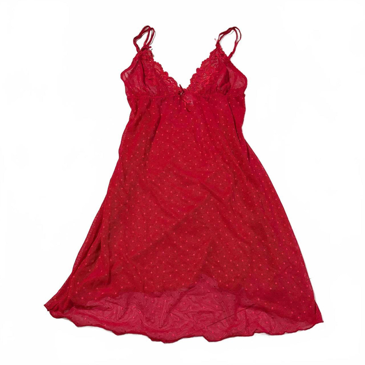 venus victoria polka dot red size 8 babydoll top vintage y2k 2000s mcbling