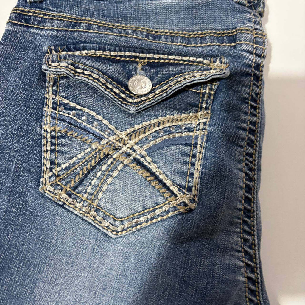 wallflower flared bootcut denim y2k vintage 2000s jeans size est 12