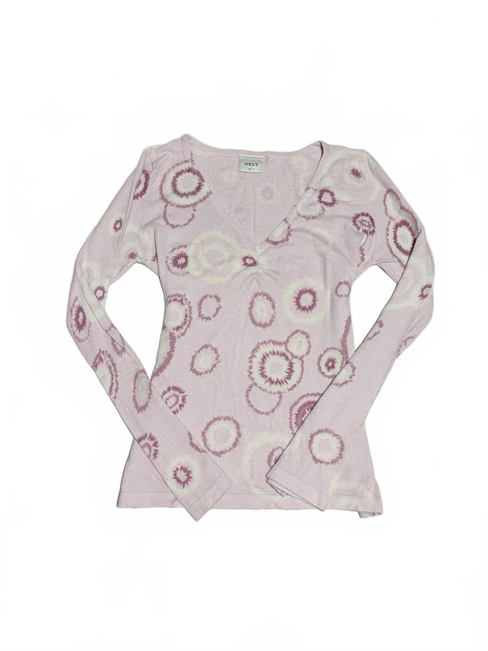 size 12 vintage next purple long sleeve top 2000s y2k
