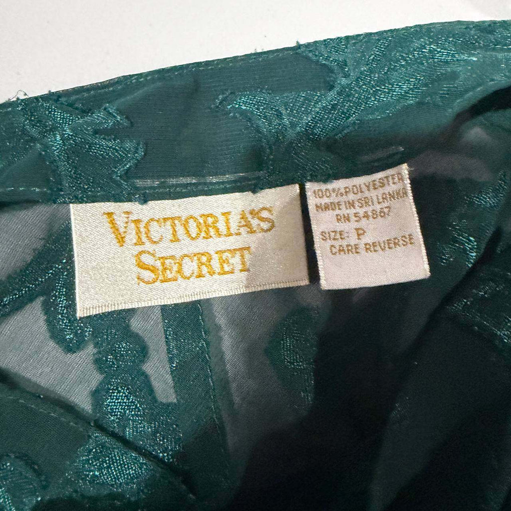 RARE victoria's secret 90s babydoll dress - green vintage