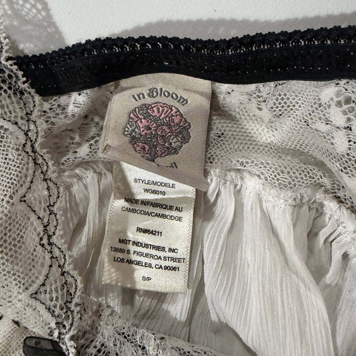in bloom fairy angel small babydoll top vintage y2k 2000s mcbling