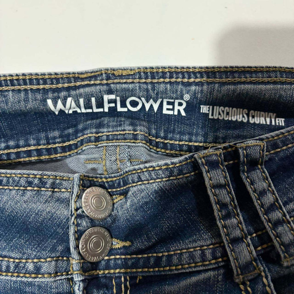 wallflower flared bootcut denim y2k vintage 2000s jeans size est 12