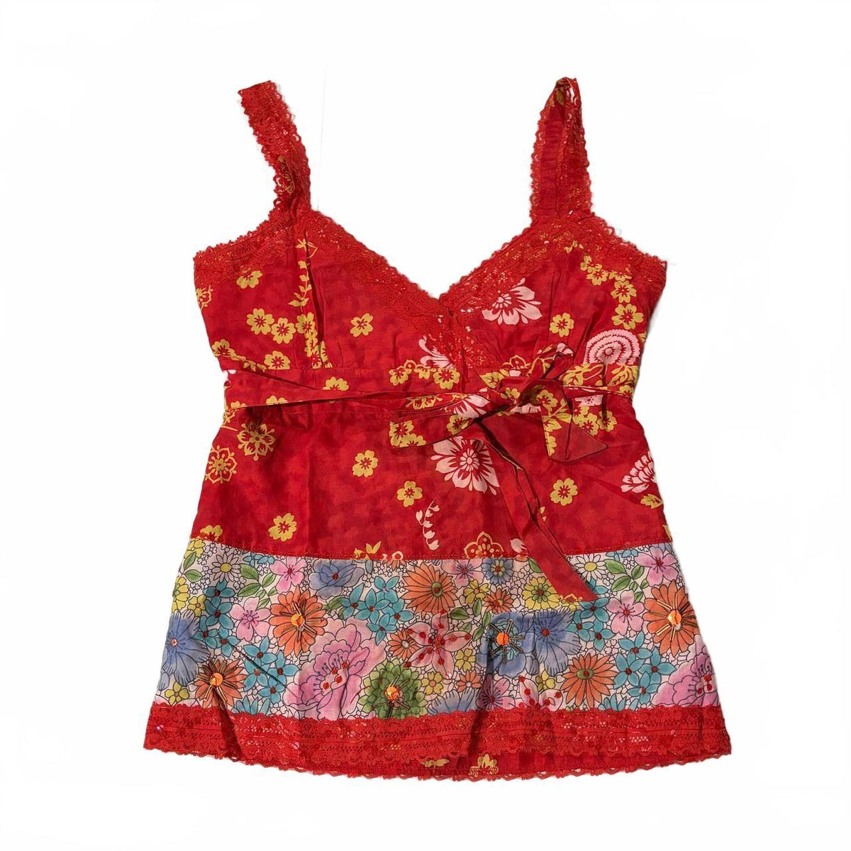 be beau size 16 top floral vintage 2000s y2k