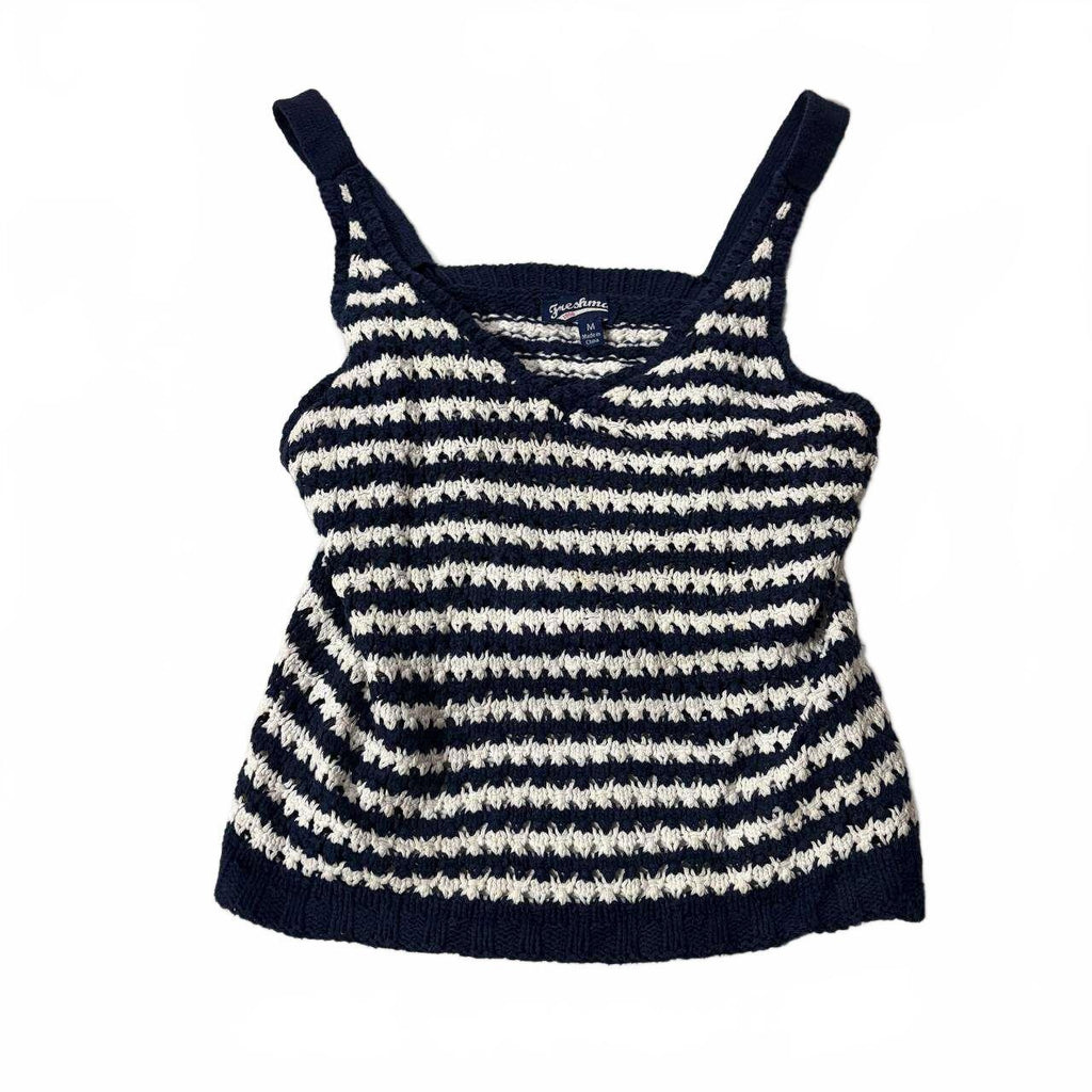 freshman size medium knitted crochet top vintage 2000s