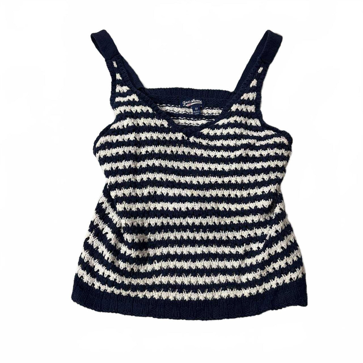 freshman size medium knitted crochet top vintage 2000s