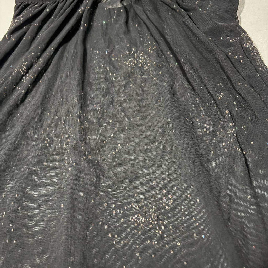 black sparkle babydoll top vintage y2k 2000s mcbling
