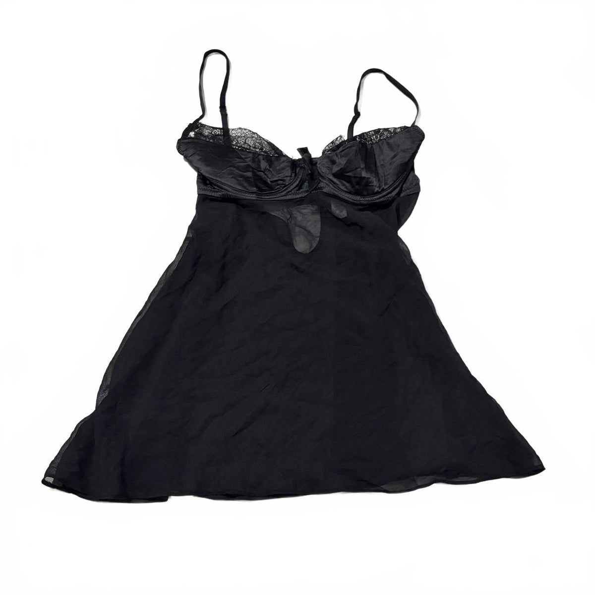 la senza large black goth emo babydoll top vintage y2k 2000s