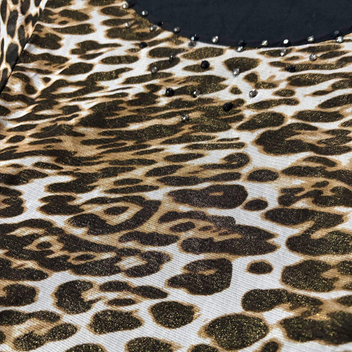 new york & company medium vintage animal print top gyaru mcbling y2k 2000s