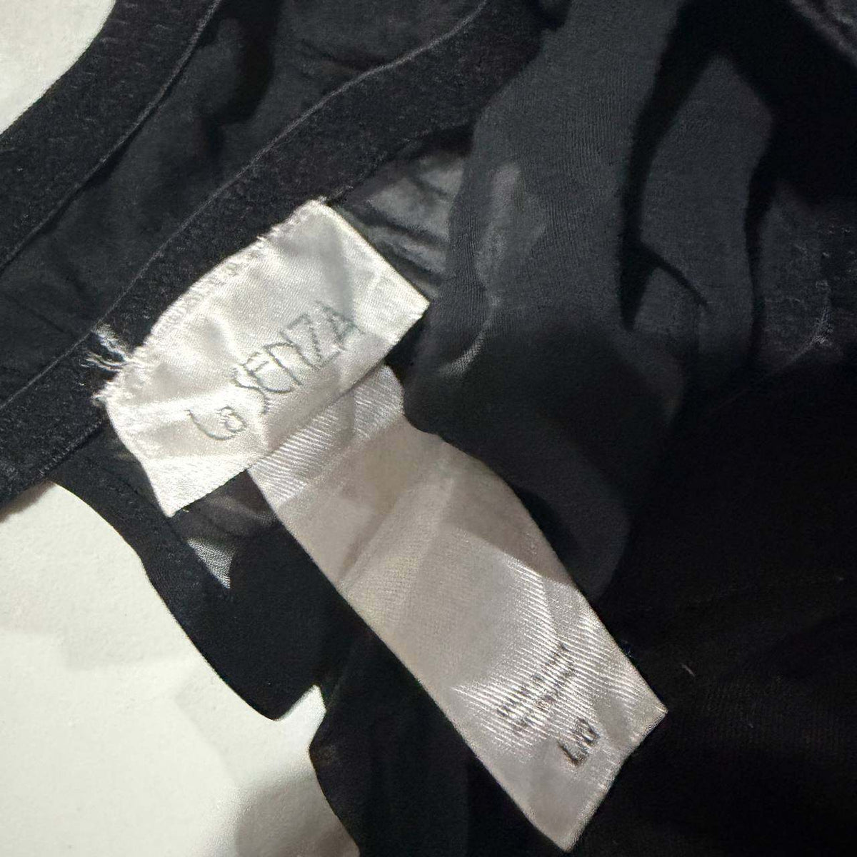 la senza large black goth emo babydoll top vintage y2k 2000s