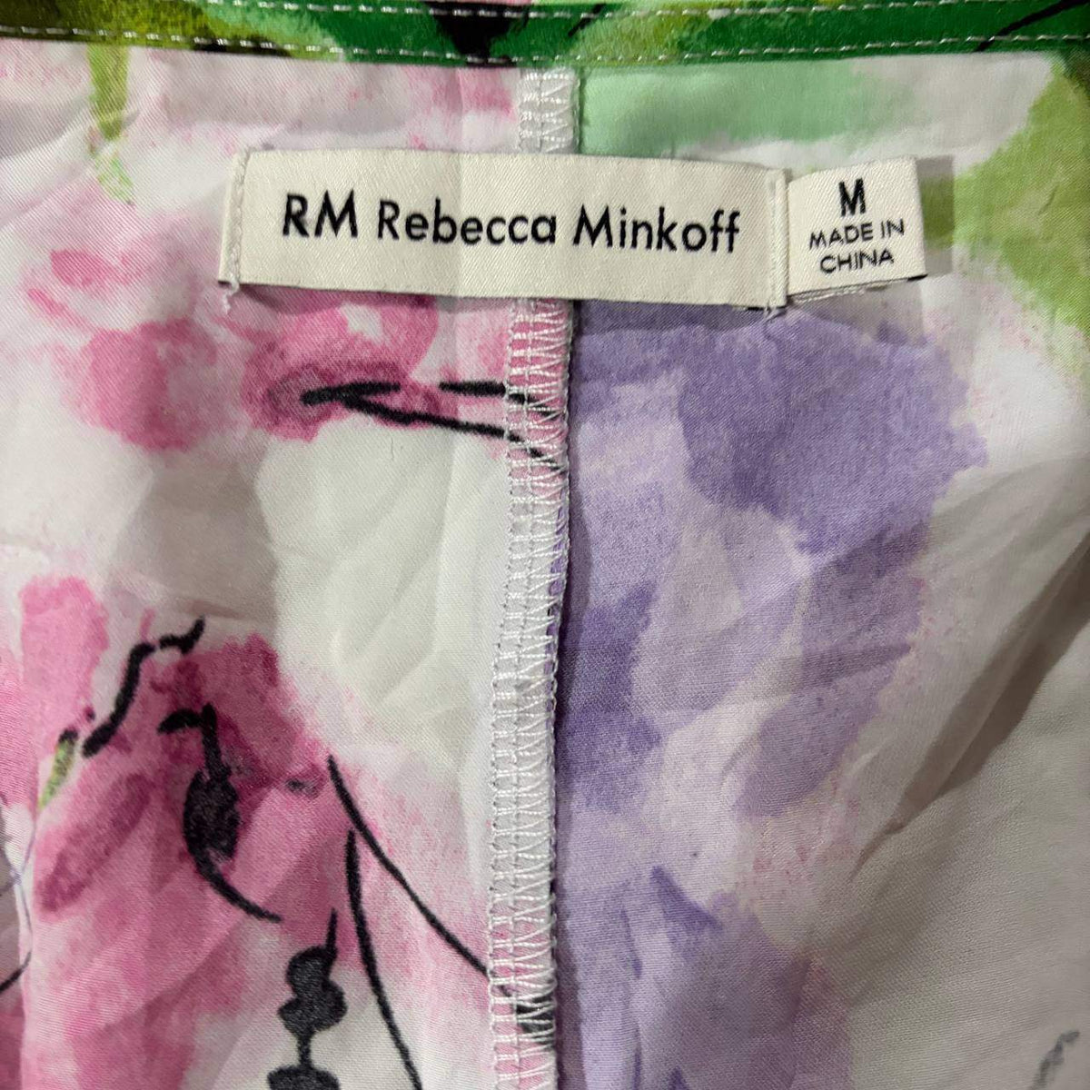 rebecca minkoff size medium floral casual top