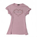 bebe rhinestone pink tshirt size large y2k mcbling 2000s