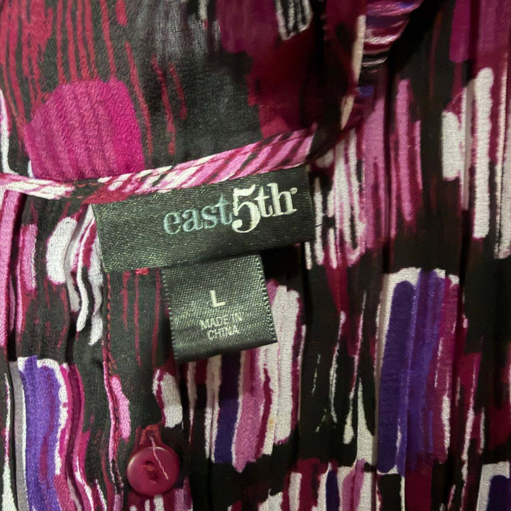 east 5th size large purple vintage top 90s 2000s y2k