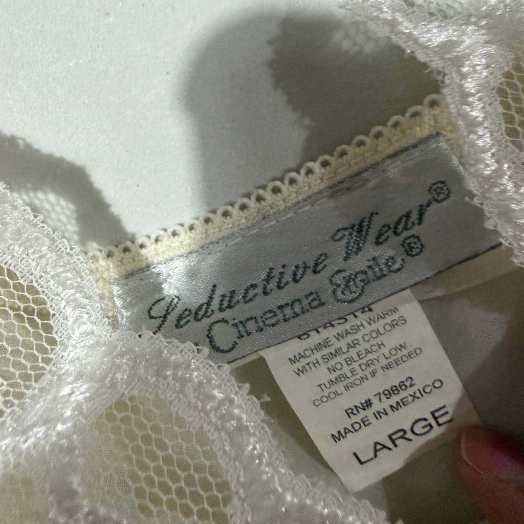 cinema etoile cream large babydoll top vintage y2k 2000s mcbling
