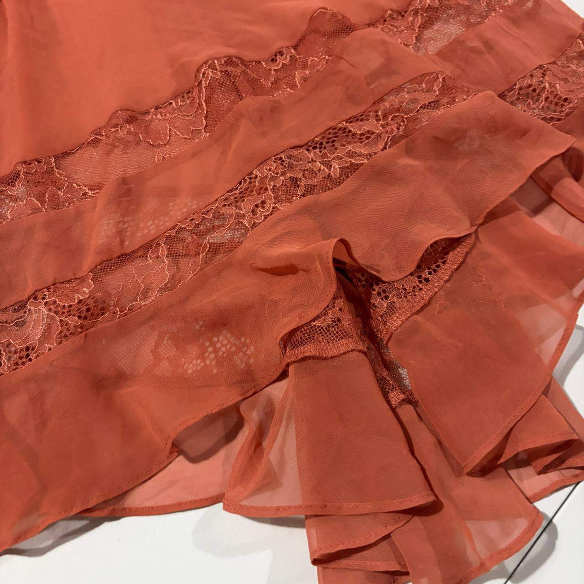 victoria's secret small orange babydoll top vintage y2k 2000s mcbling