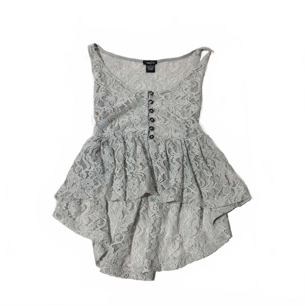 rue 21 vintage lace top victorian style 90s y2k small