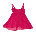hot pink hearts babydoll top vintage y2k 2000s mcbling