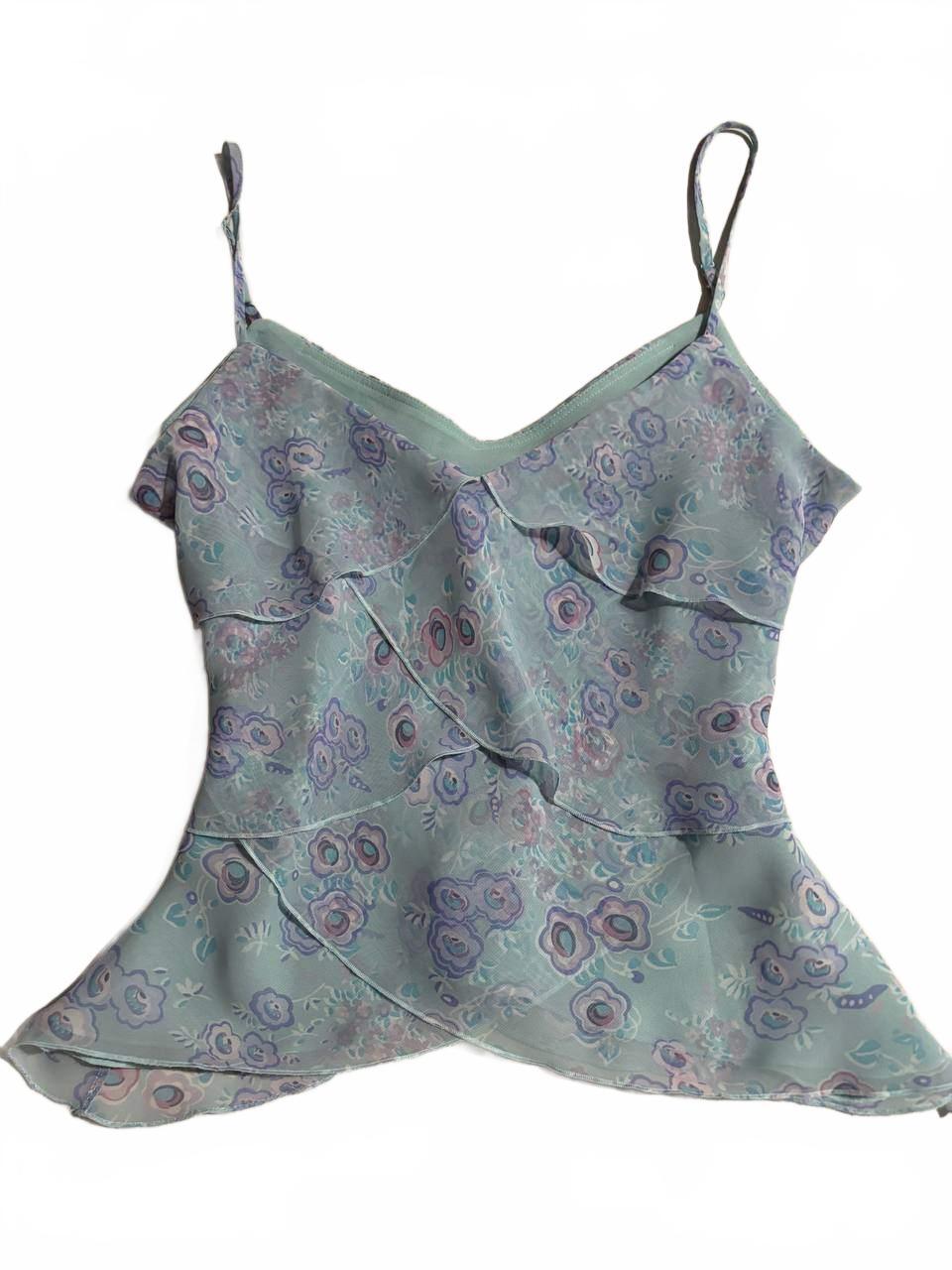 size 12 cami vintage m&s coastal vibes