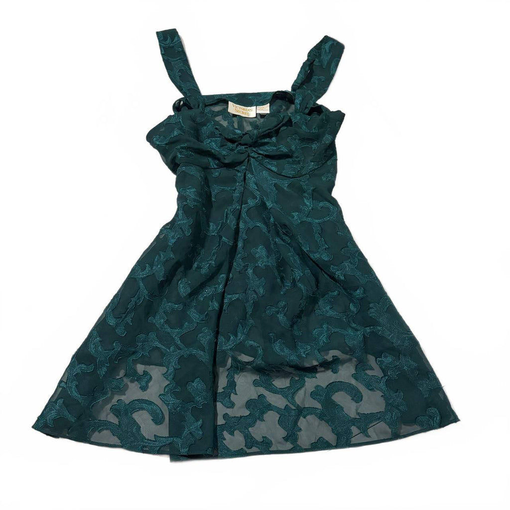 RARE victoria's secret 90s babydoll dress - green vintage