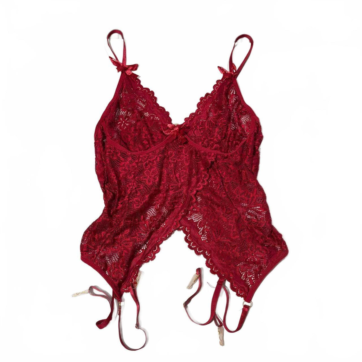 XL red lace babydoll top valentines y2k 2000s vintage