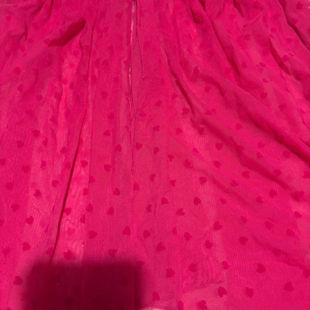 hot pink hearts babydoll top vintage y2k 2000s mcbling
