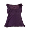 gianni bini purple top casual y2k 2000s vintage medium