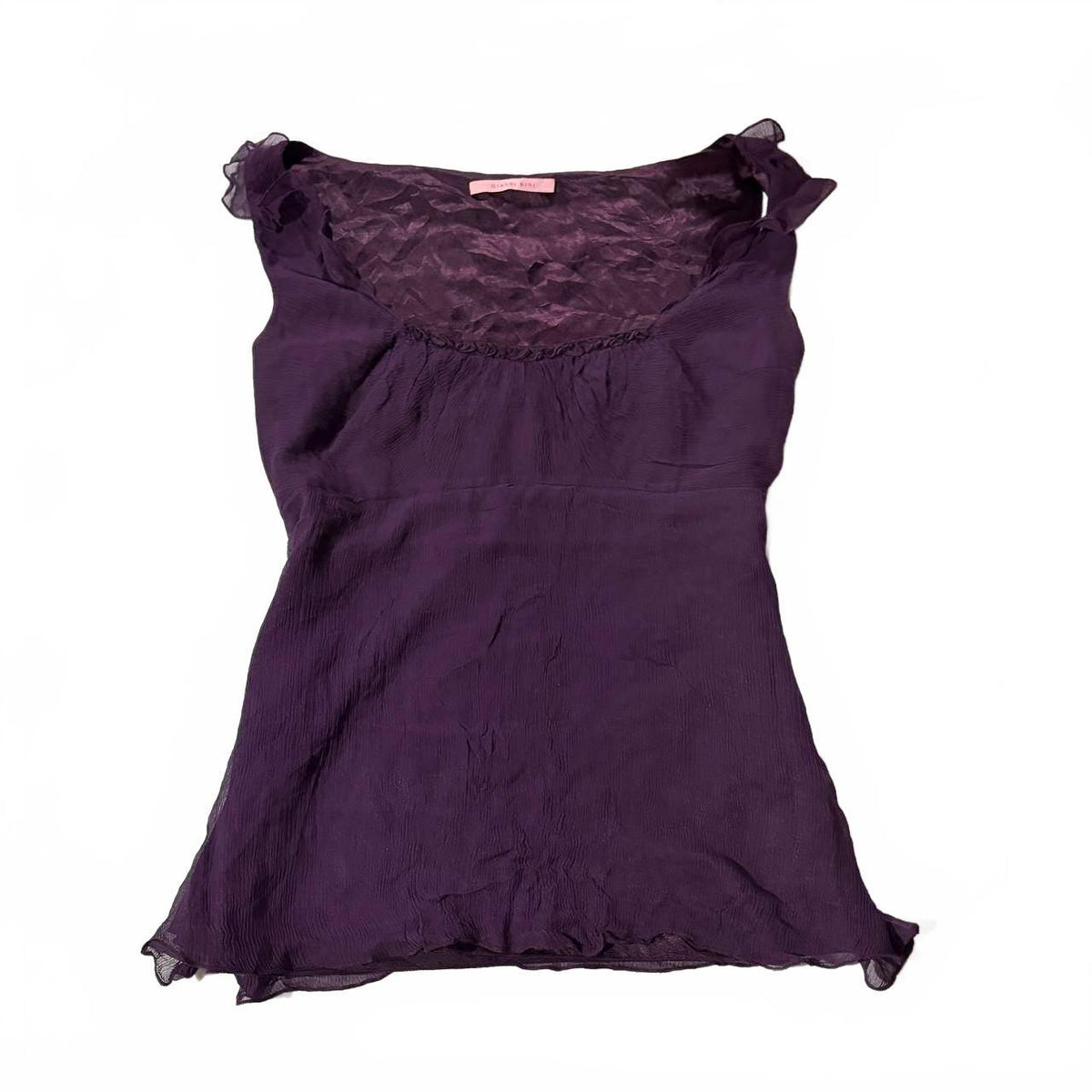 gianni bini purple top casual y2k 2000s vintage medium