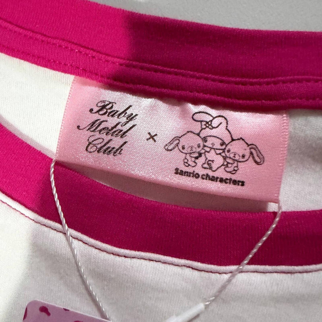 babymetalclub japan sanrio my melody gyaru long sleeve pink shirt fit size small
