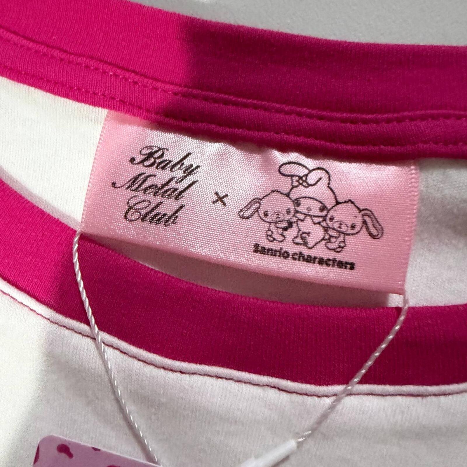 babymetalclub japan sanrio my melody gyaru long sleeve pink shirt fit size small