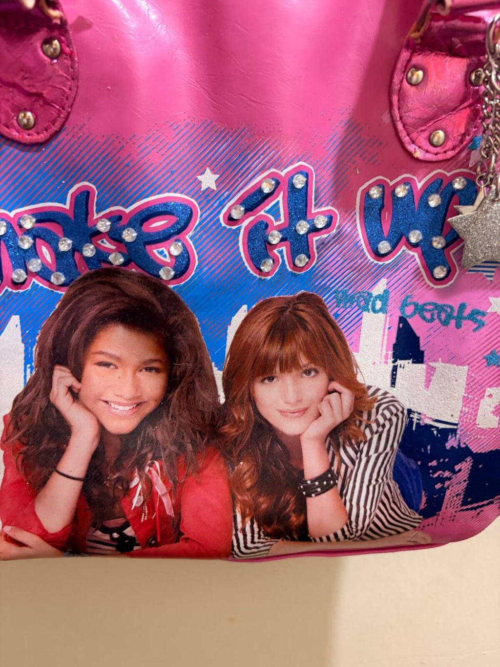 RARE vintage shake it up disney pink handbag - 2000s nostalgia y2k