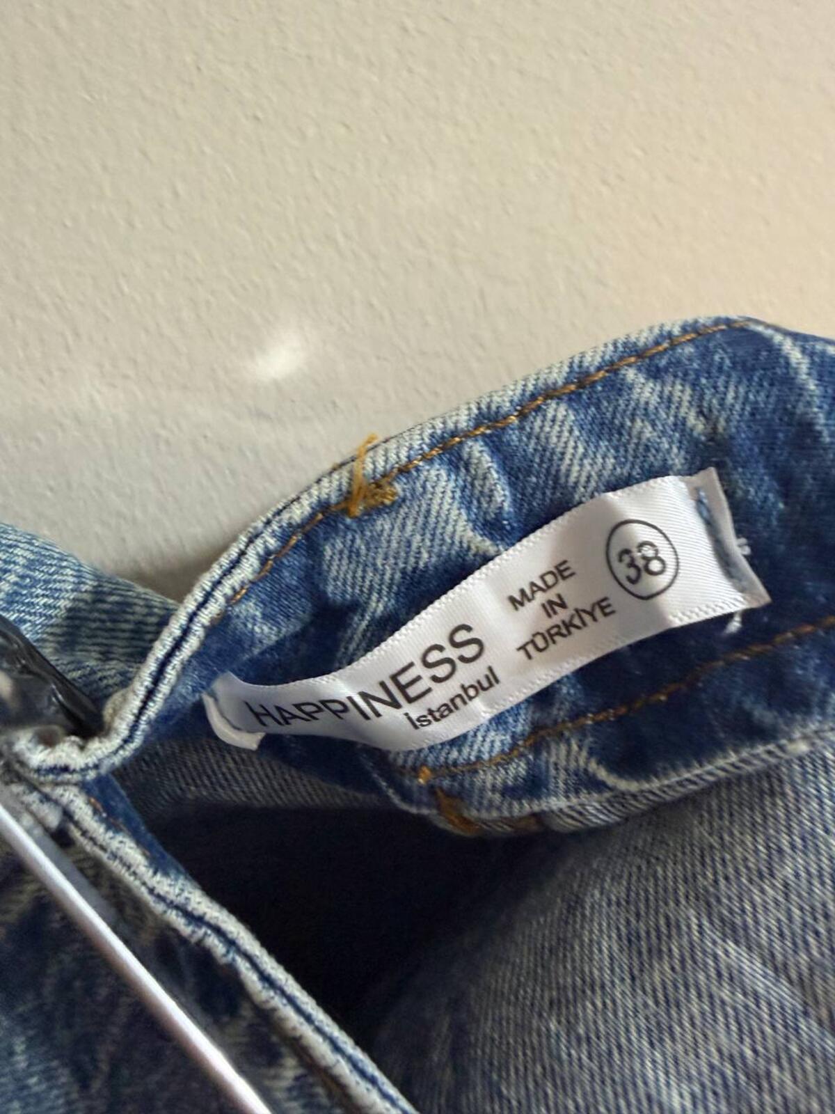 denim mini skirt  - vintage y2k mcbling 2000s - size estimated 10