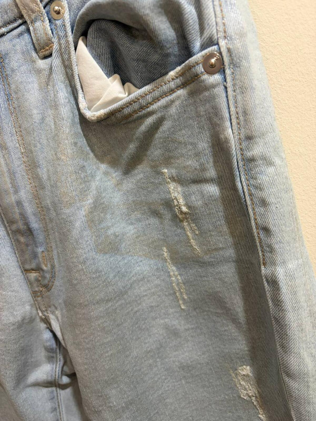 italian +people denim y2k vintage 2000s blue flared jeans size est 8